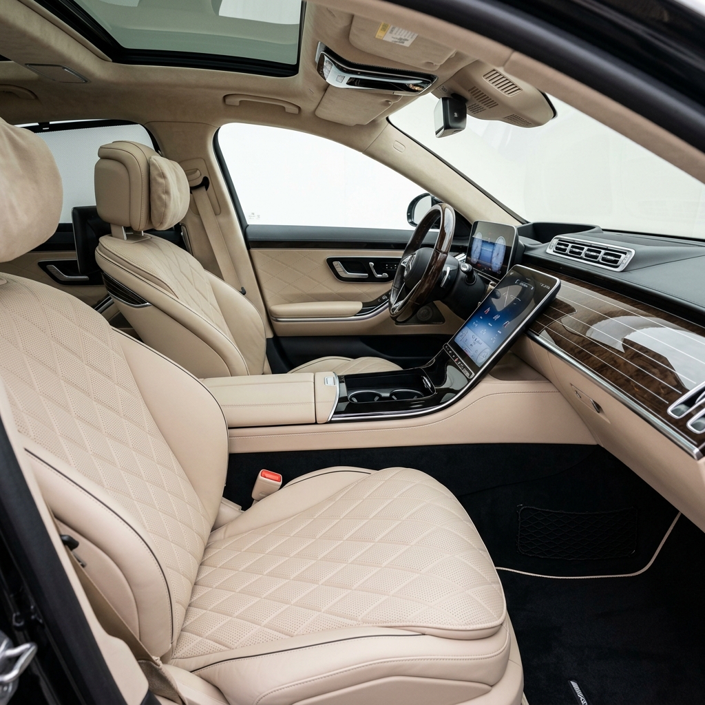 Spotless car interior